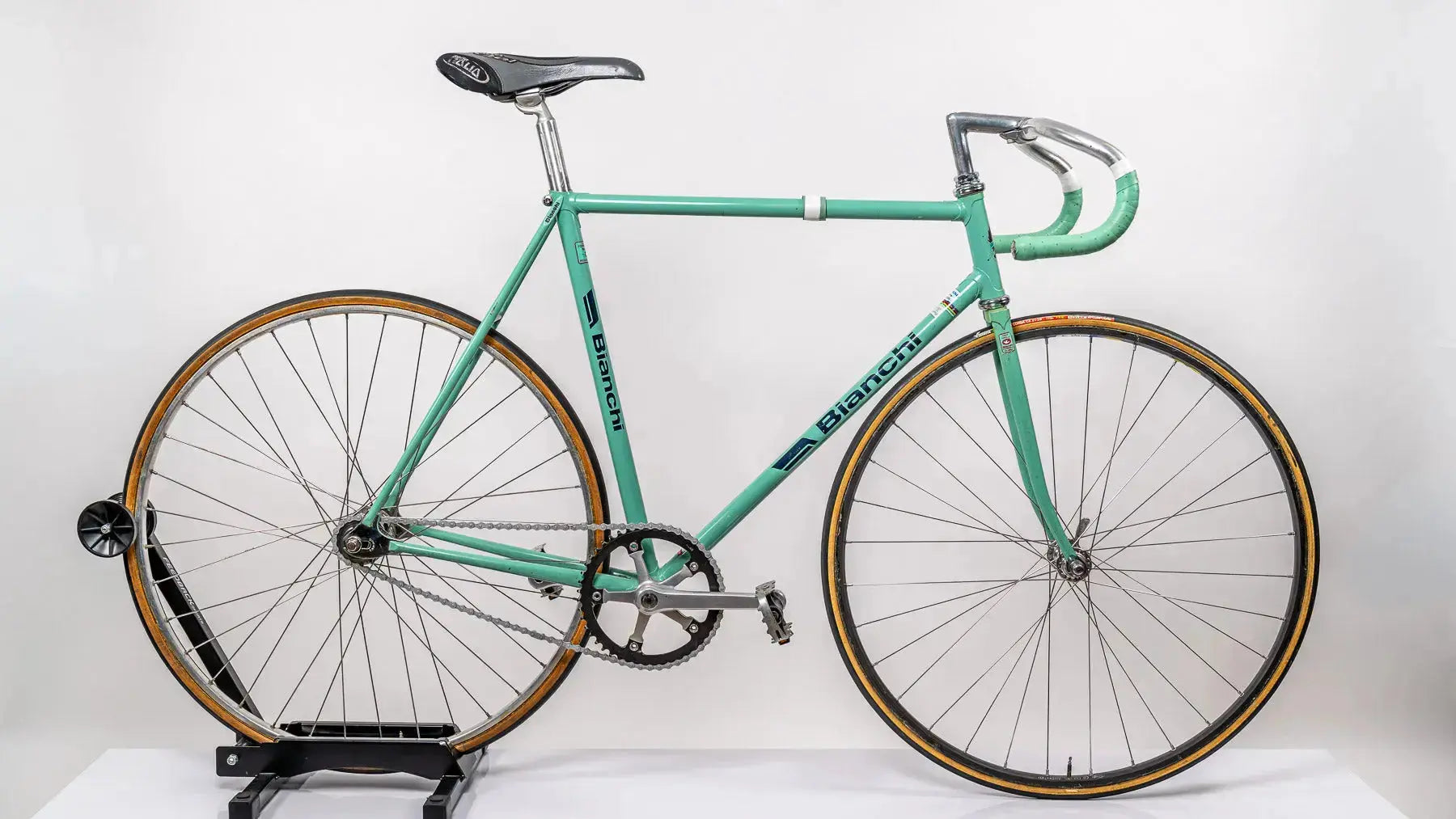 Vintage Bianchi Pista Steel Track Bike (56cm) - Dialed Cycling