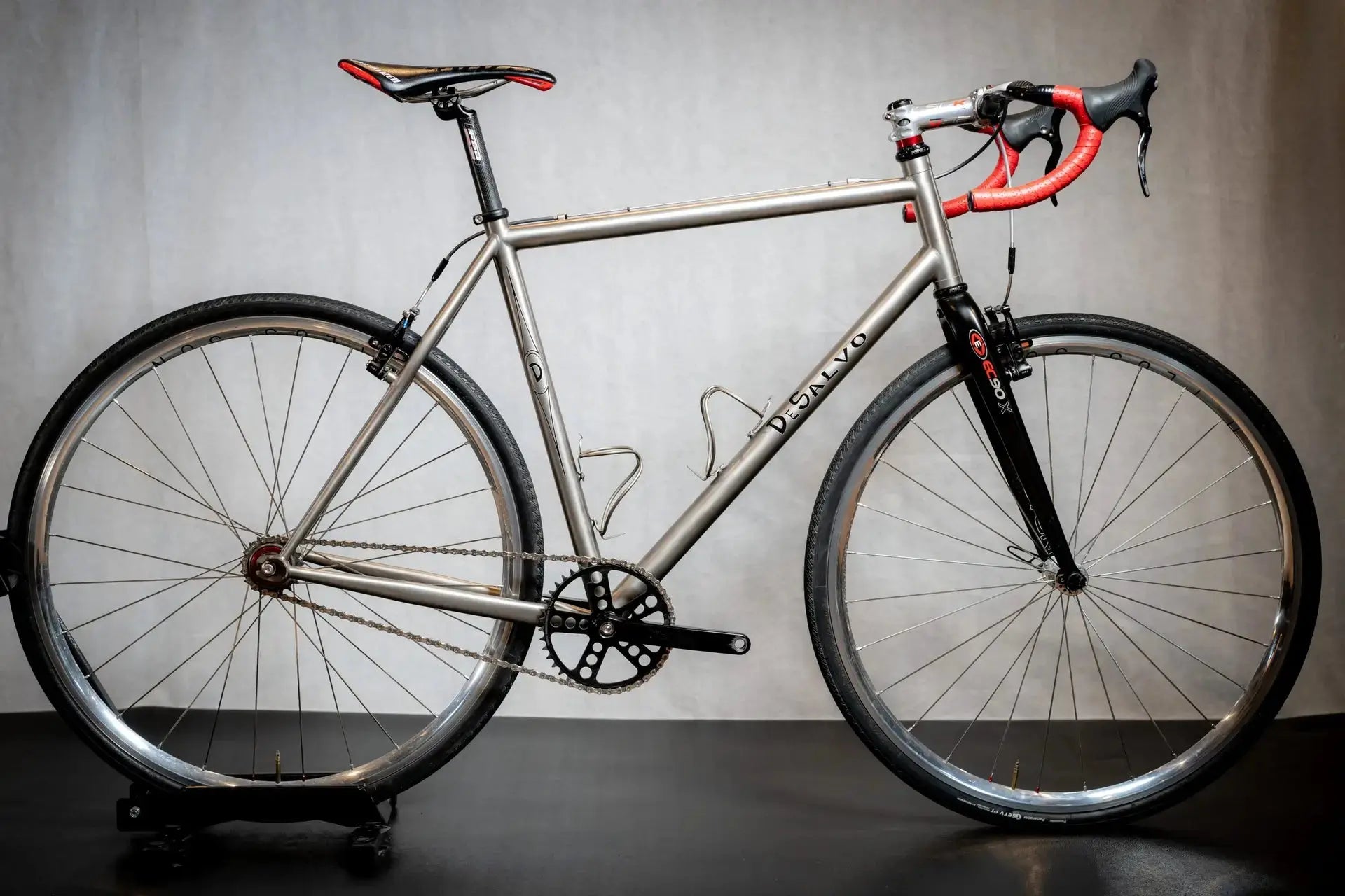 **SOLD** DeSalvo Titanium - Single Speed Cx (56cm) - Dialed Cycling Lab