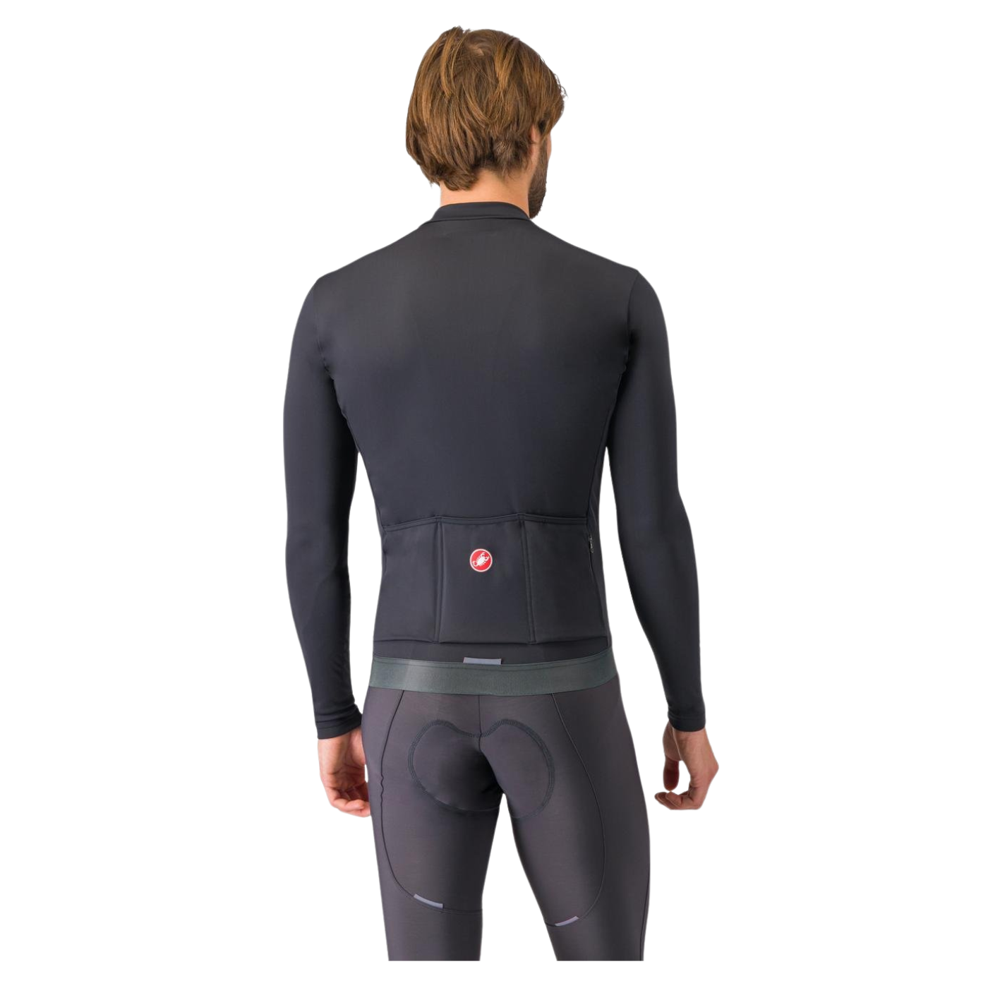 Castelli Espresso Thermal Jersey - Light Black