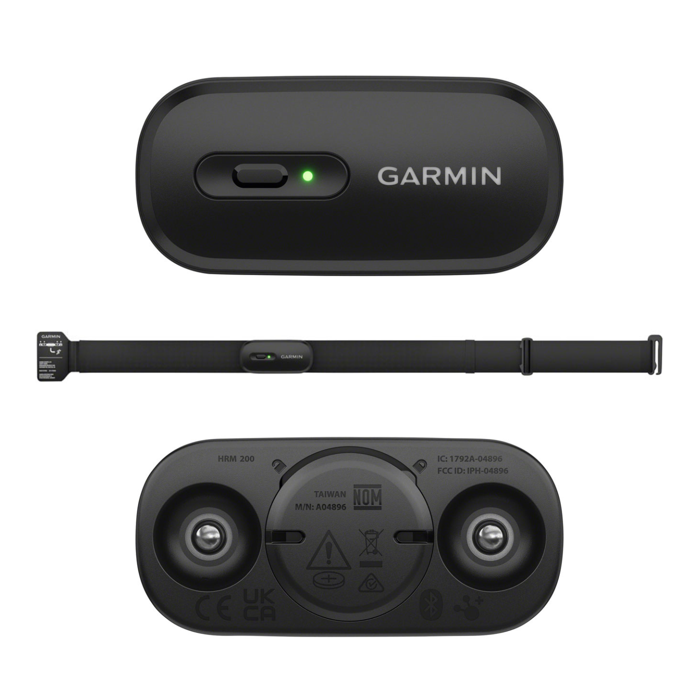 Garmin HRM 200 Heart Rate Monitor - M-XL