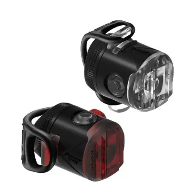 Lezyne Femto USB Drive Headlight / Taillight Set - Black