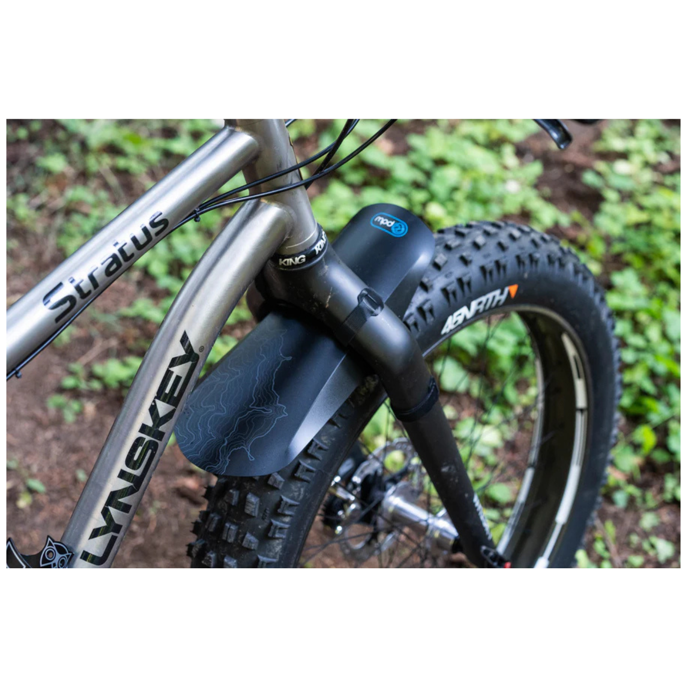 PDW Mud Shovel 6.5 Fat Fender - Fork Mount | Black