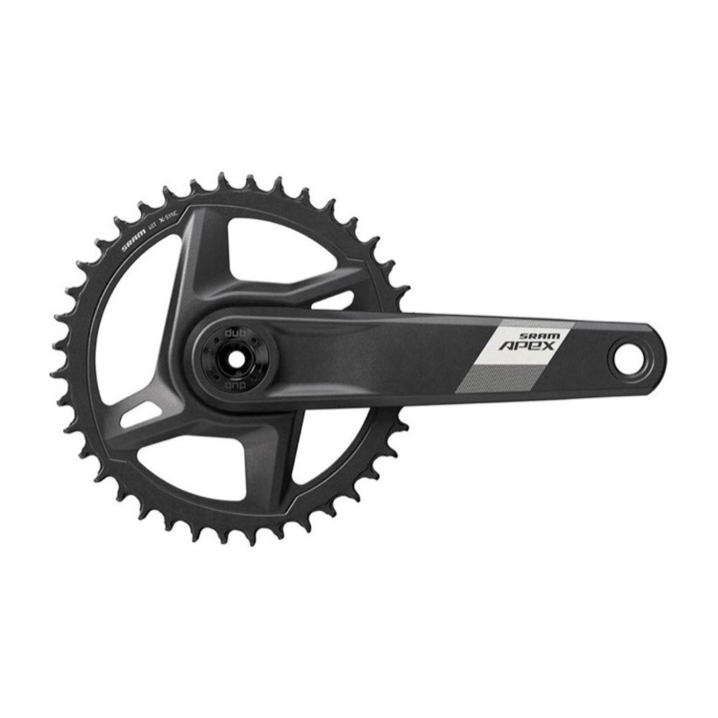 SRAM Apex D1 12 Speed Crankset - DUB | 42t | 165mm | Cannondale AI