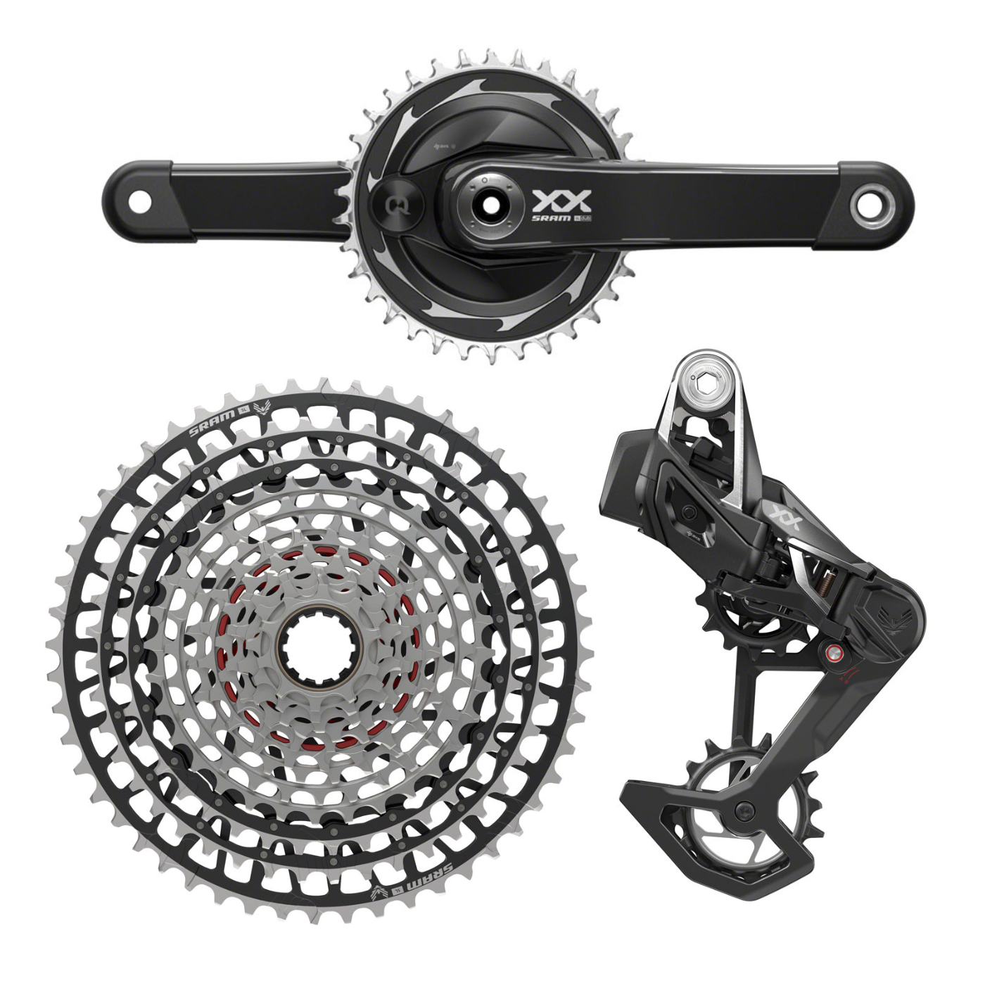 SRAM XX SL T-Type Eagle Transmission Power Meter Group - 170mm | 34t | 10-52t