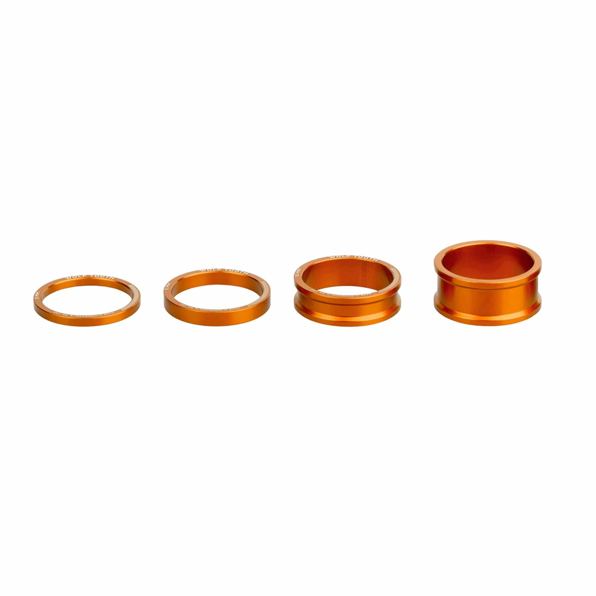 Wolf Tooth Precision Headset Spacer Kit - 3,5,10,15mm