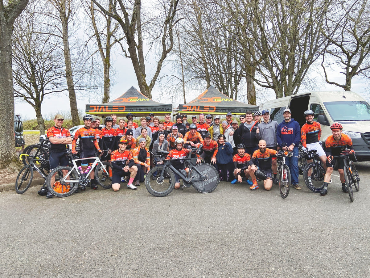 The Dialed Cycling Team at the Michael Myers Memorial Time Trial