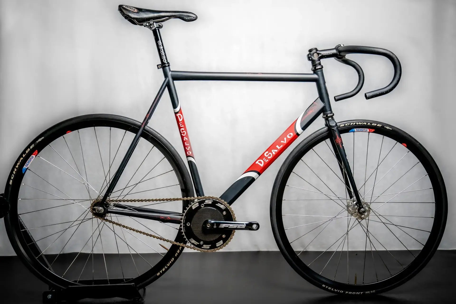 **SOLD** DeSalvo Steel Track Bike (57cm) - Dialed Cycling Lab