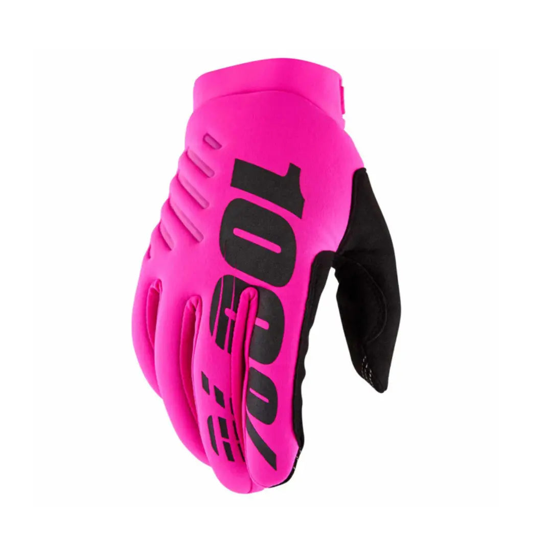 100% BRISKER GLOVES - Neon Pink
