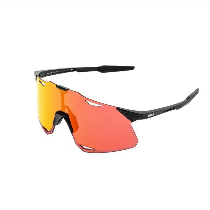 100% Hypercraft - Matt Black | HiPER Red Multilayer Mirror Lens