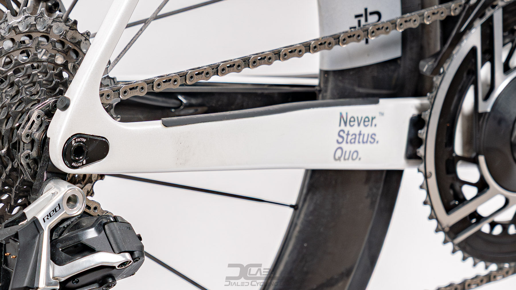 Factor Ostro VAM - White Chrome | 58cm | Demo BIke Factor