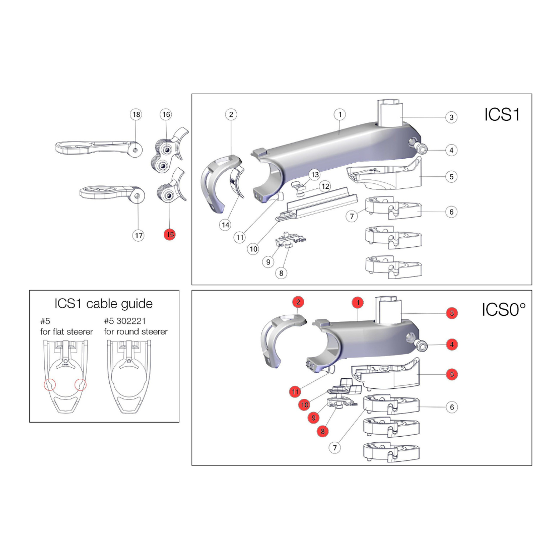 BMC Stem ICS 0 deg - 100mm