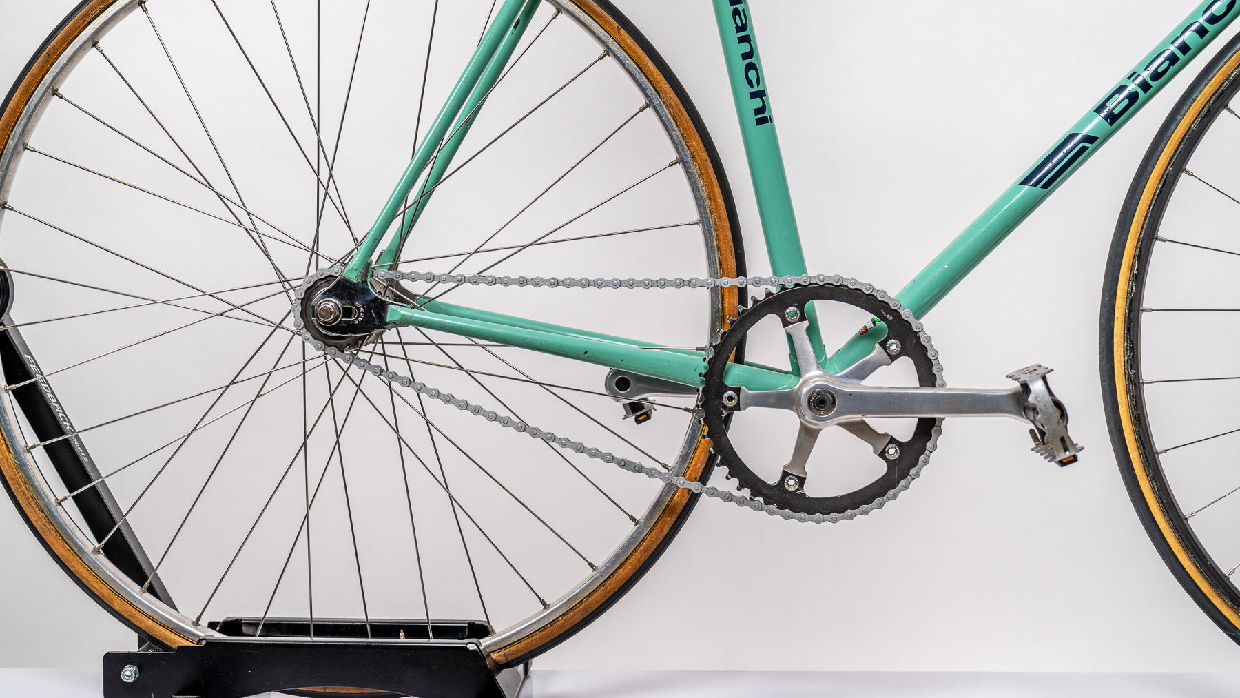 Vintage Bianchi Pista Steel Track Bike (56cm) - Dialed Cycling
