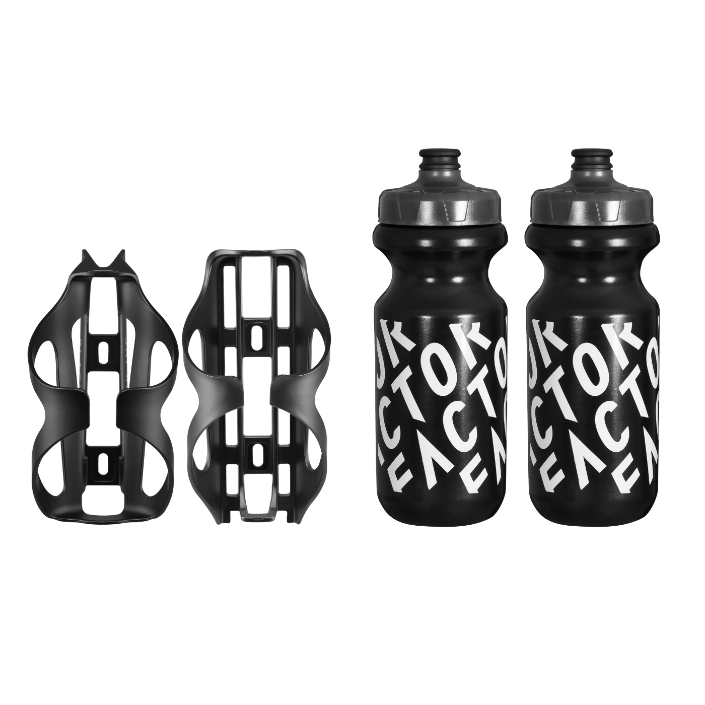 Black Inc Aero Water Bottle Cage Set