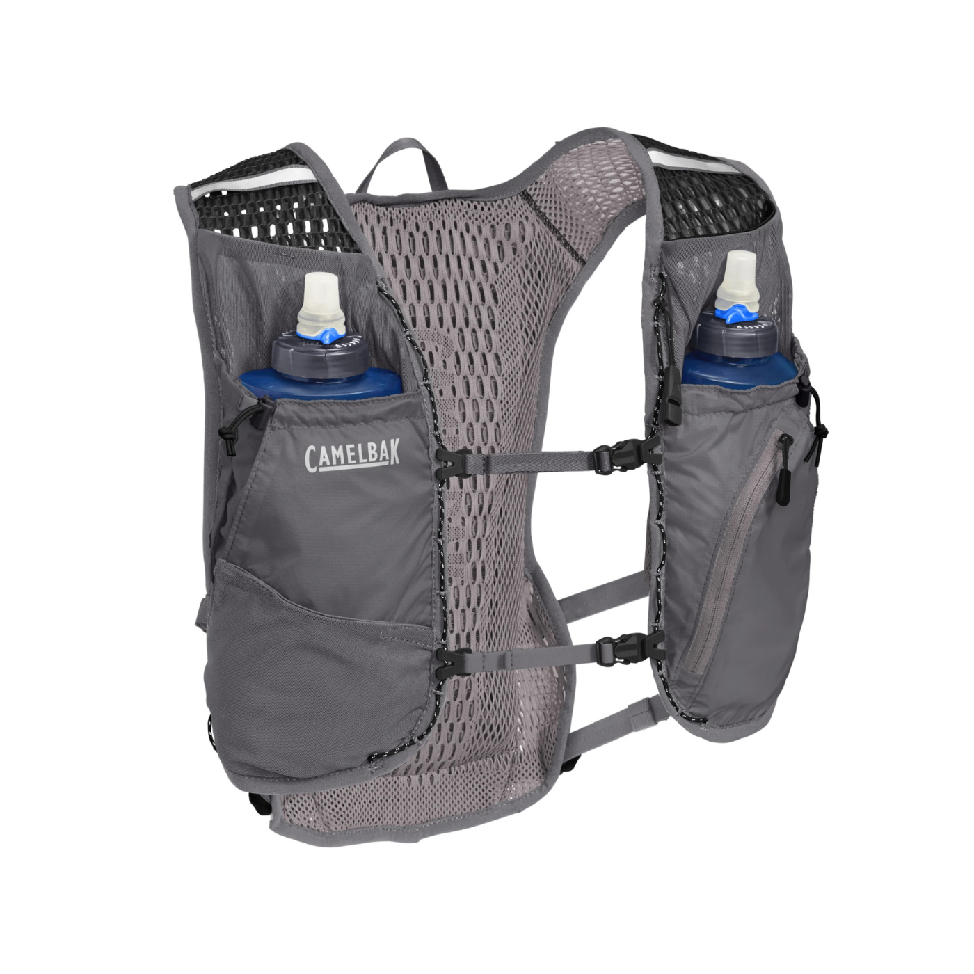 Camelbak Zephyr Vest 1L Running Hydration Pack - Castlerock Grey / Black