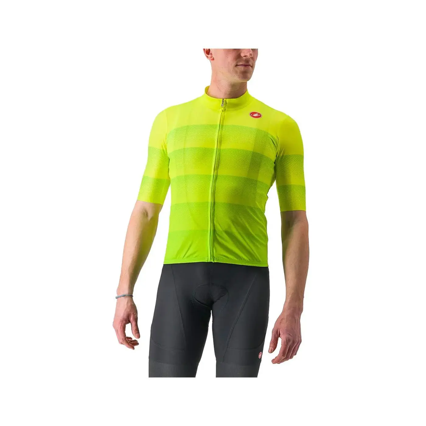 Castelli Livelli Jersey Yellow | KISS Air Road Cycling Jersey