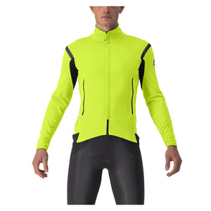 Castelli Perfetto RoS Convertible Cycling Jacket - Electric Lime