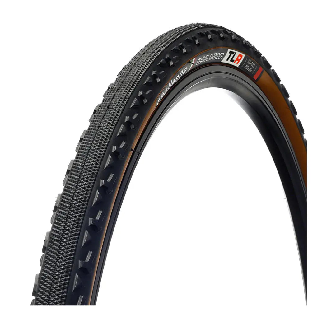 Challenge Gravel Grinder TLR Tire - 700 x 33 | Black/Brown