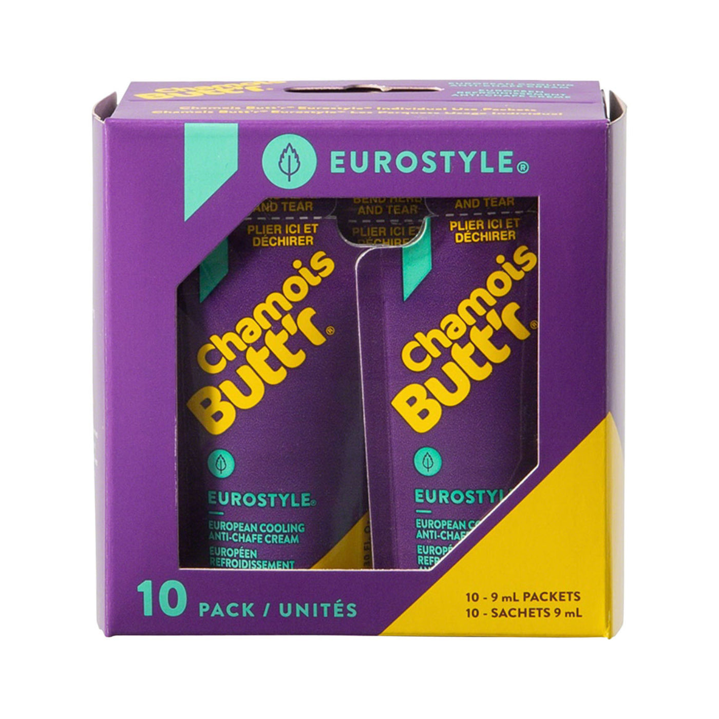 Chamois Butt'r Eurostyle - 0.3oz Packet | Box of 10