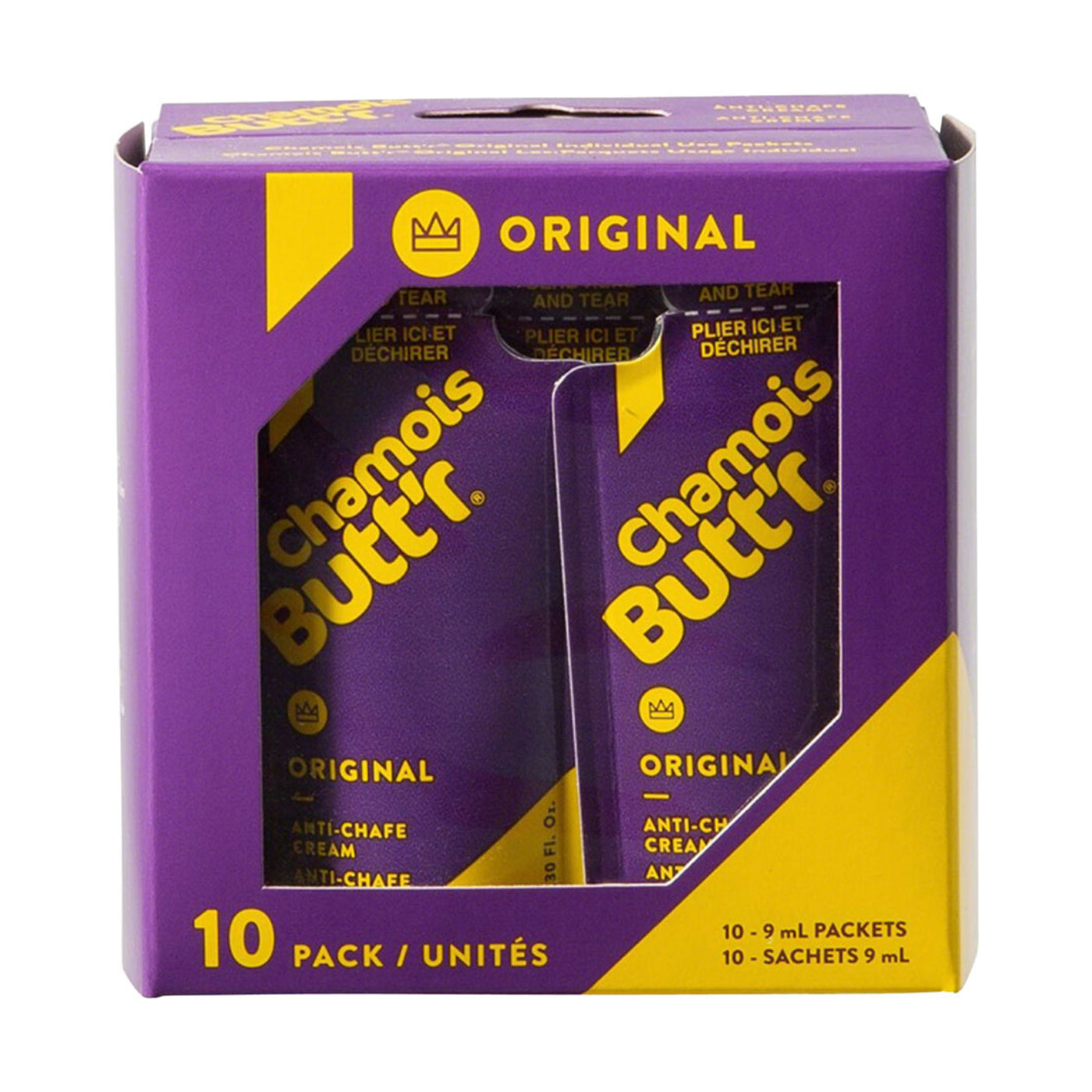 Chamois Butt'r Original - 0.3oz Packet | Box of 10