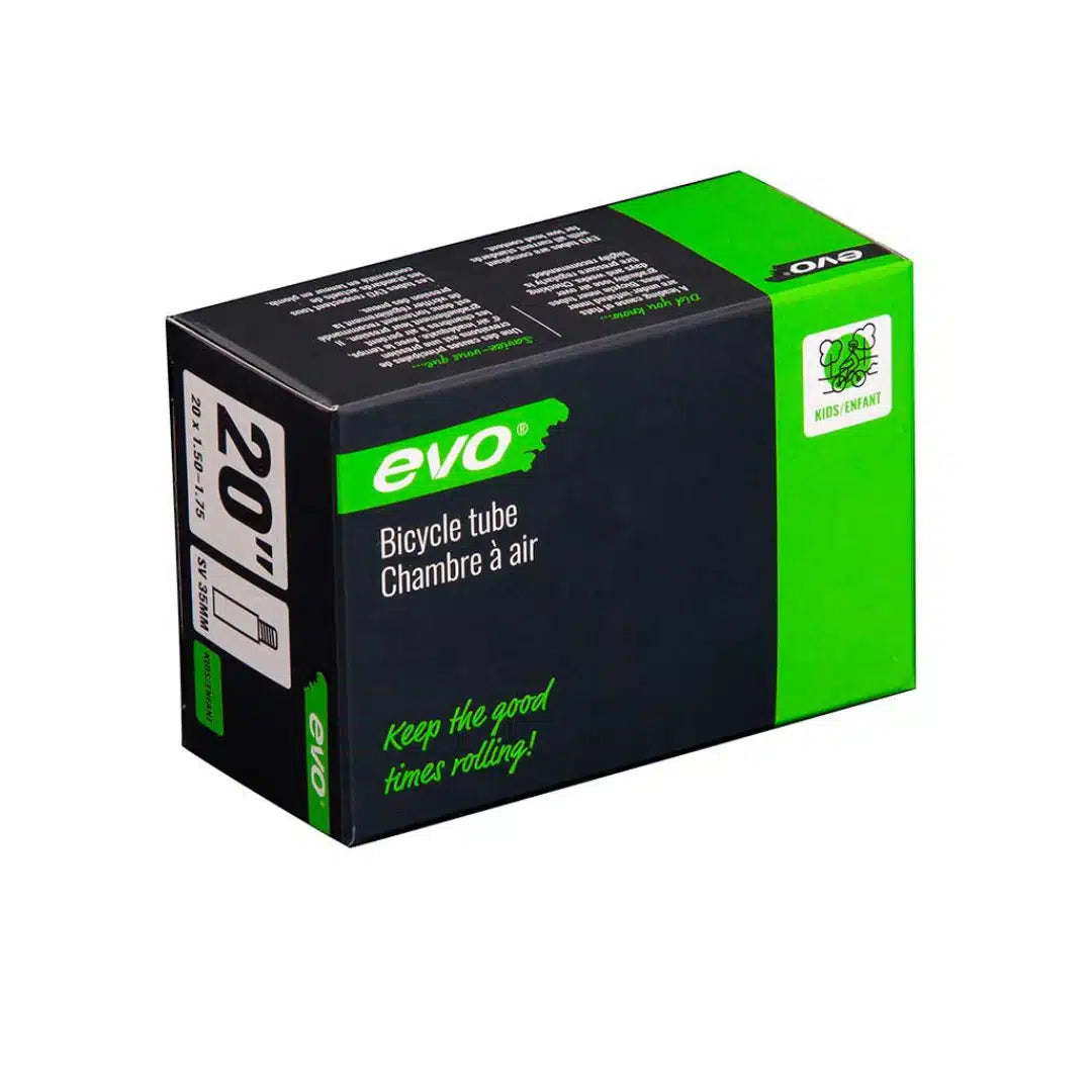 EVO Bicycle Tube - 20 x 1.5 - 1.75" | 48mm Schrader Valve