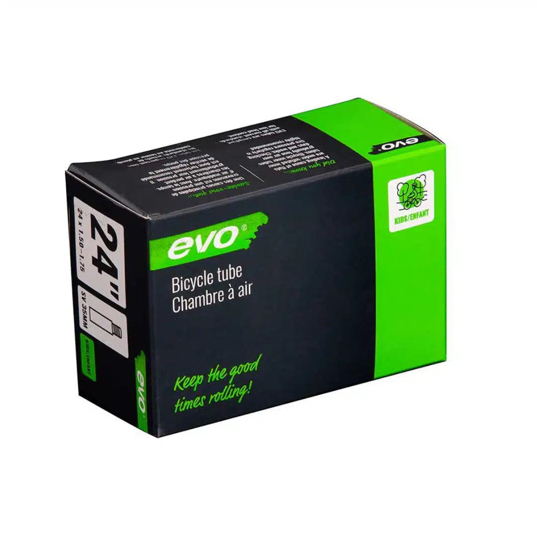 EVO Bicycle Tube - 24 x 1.5 - 1.75" | 48mm Schrader Valve