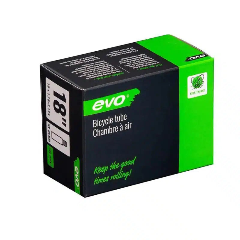 EVO Bicycle Tube - 18" x 1.75-2.125 | 35mm Schrader Valve