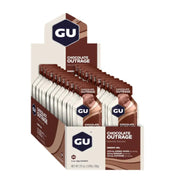 GU Energy Gel - Chocolate Outrage with Caffeine | Box of 24