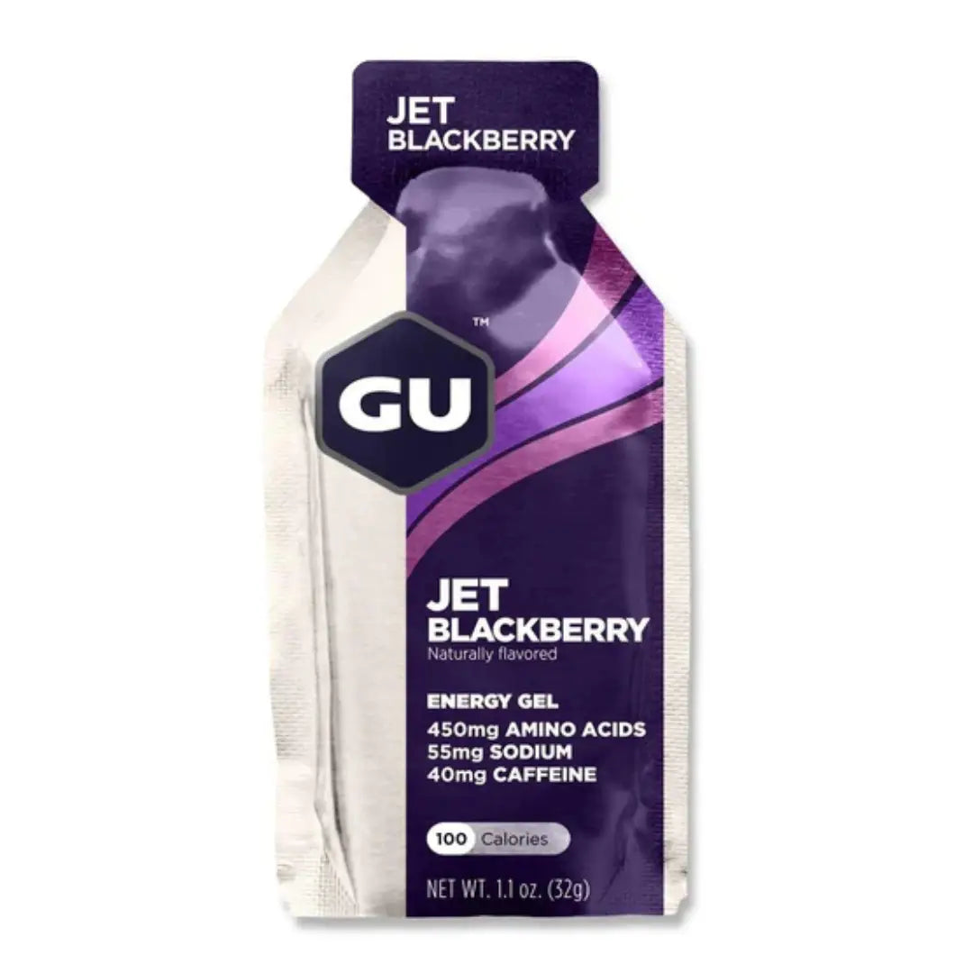 GU Energy Gel - Jet Blackberry with Caffeine | Individual