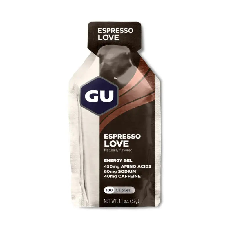 GU Energy Gel - Espresso Love with Caffeine | Individual