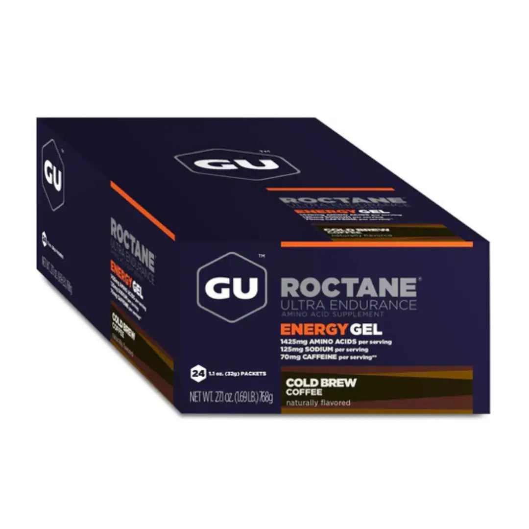 GU Energy Roctane Gel - Cold Brew with Caffeine | Box of 24