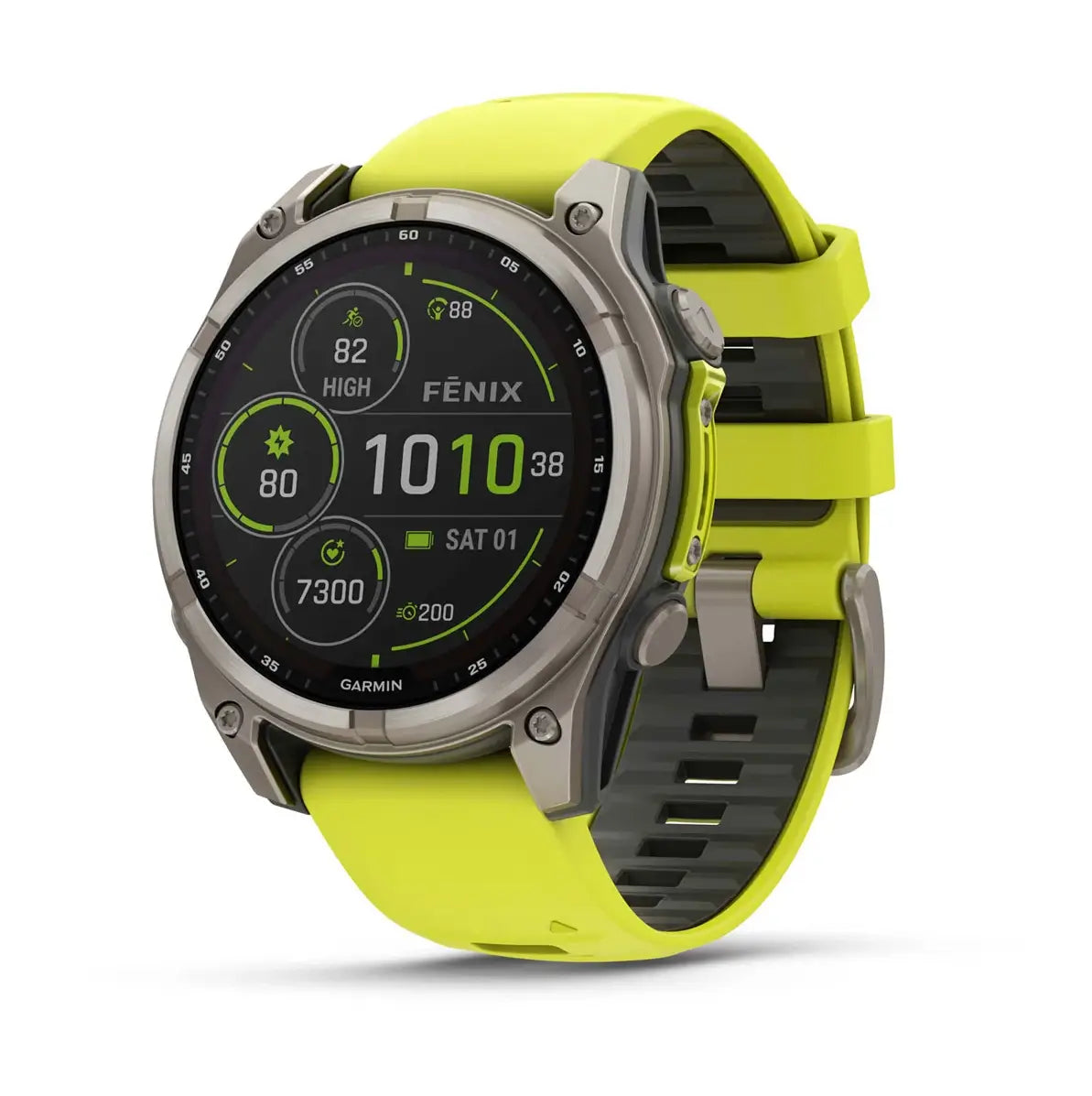 Garmin fenix 8 - 51 mm | Solar | Yellow/Graphite