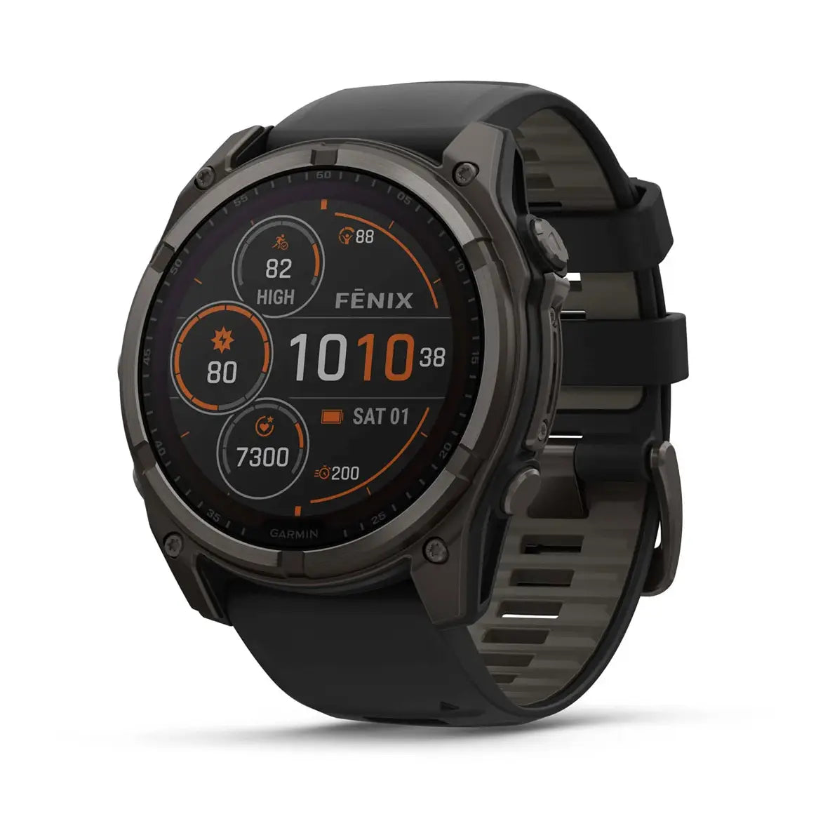 Garmin fenix 8 - 47 mm | Solar | Black/Pebble Gray