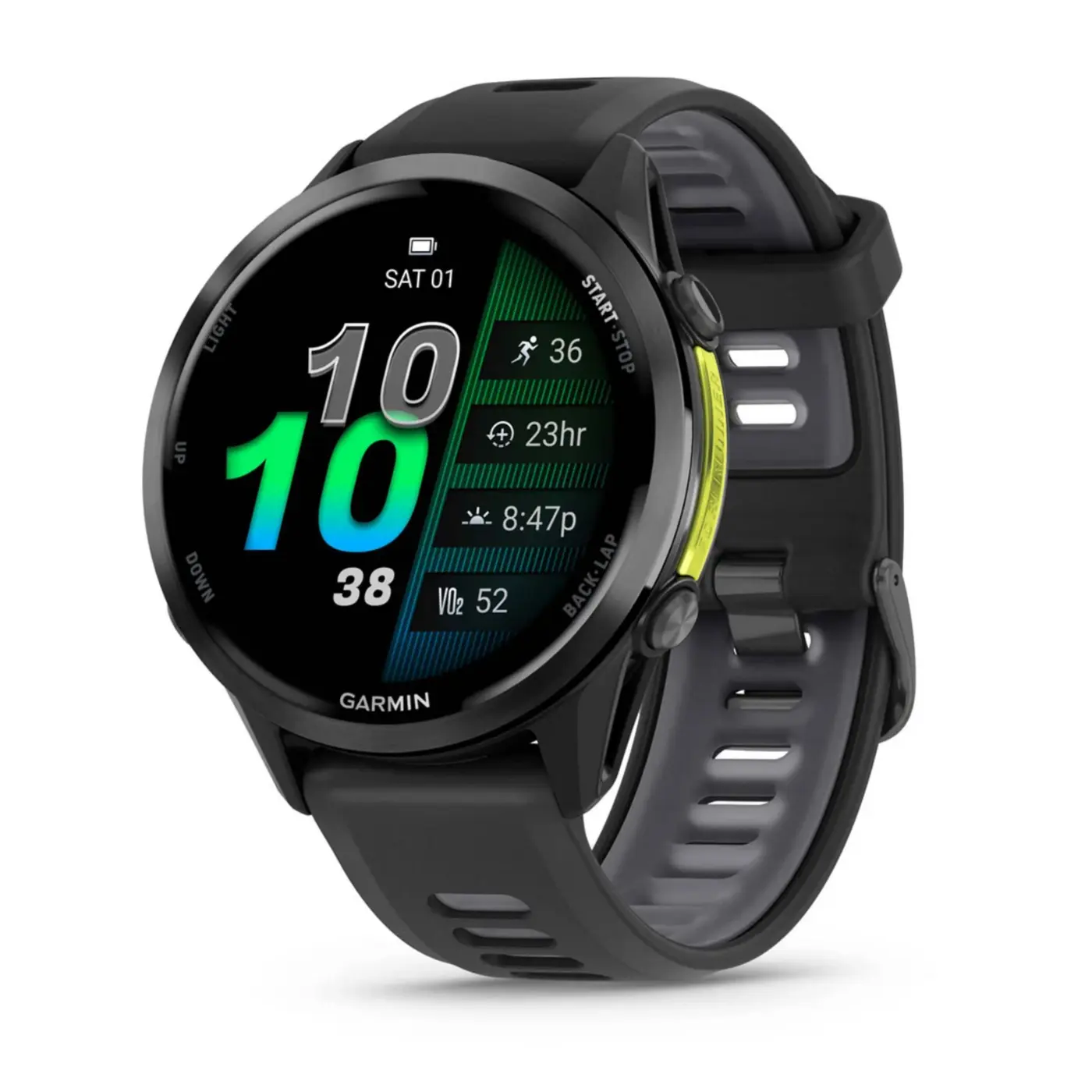 Garmin Forerunner 970 - Carbon Gray DLC Titanium Dialed Cycling Lab