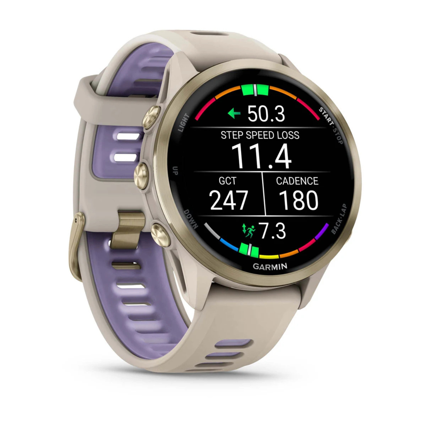 Garmin Forerunner 970 - Soft Gold Titanium