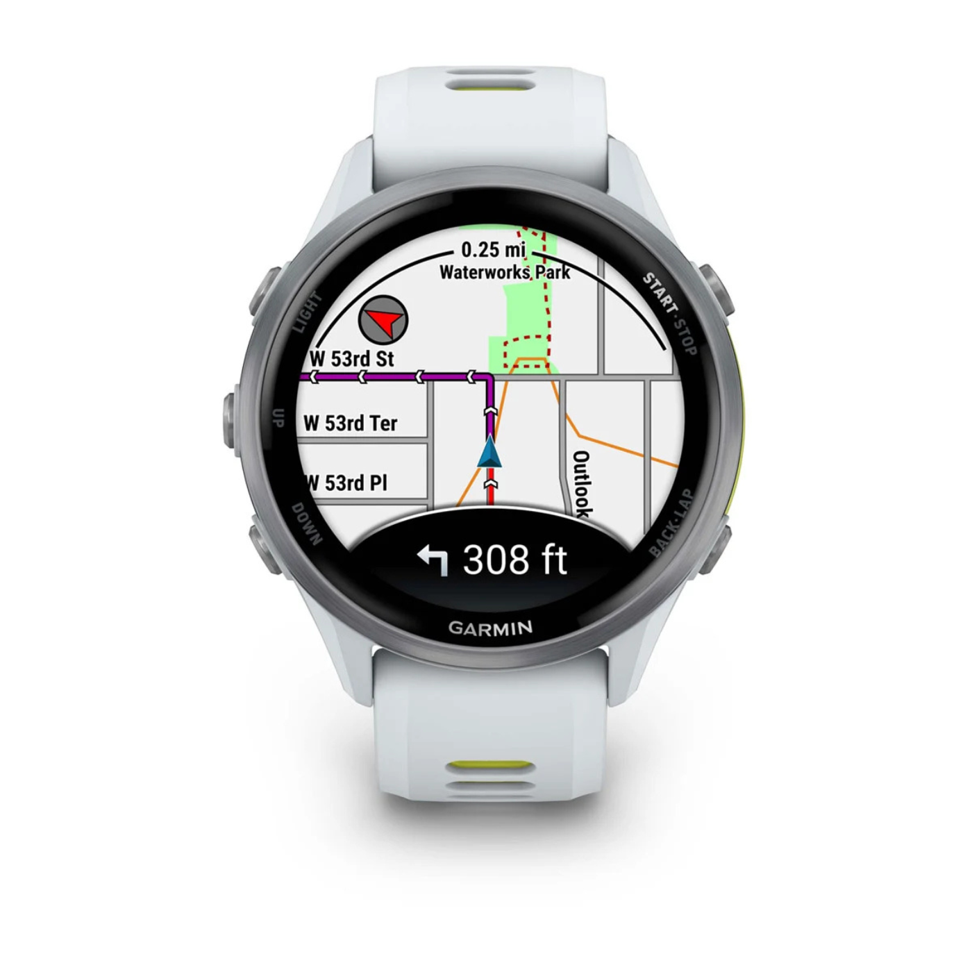 Garmin Forerunner 970 - Titanium with Whitestone