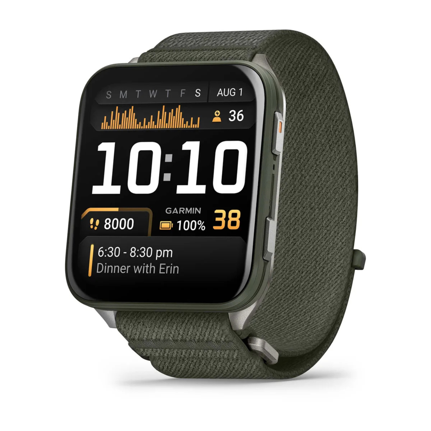 Garmin Venu X1 - Moss with Titanium
