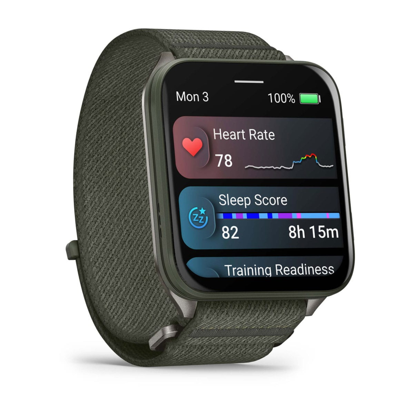 Garmin Venu X1 - Moss with Titanium