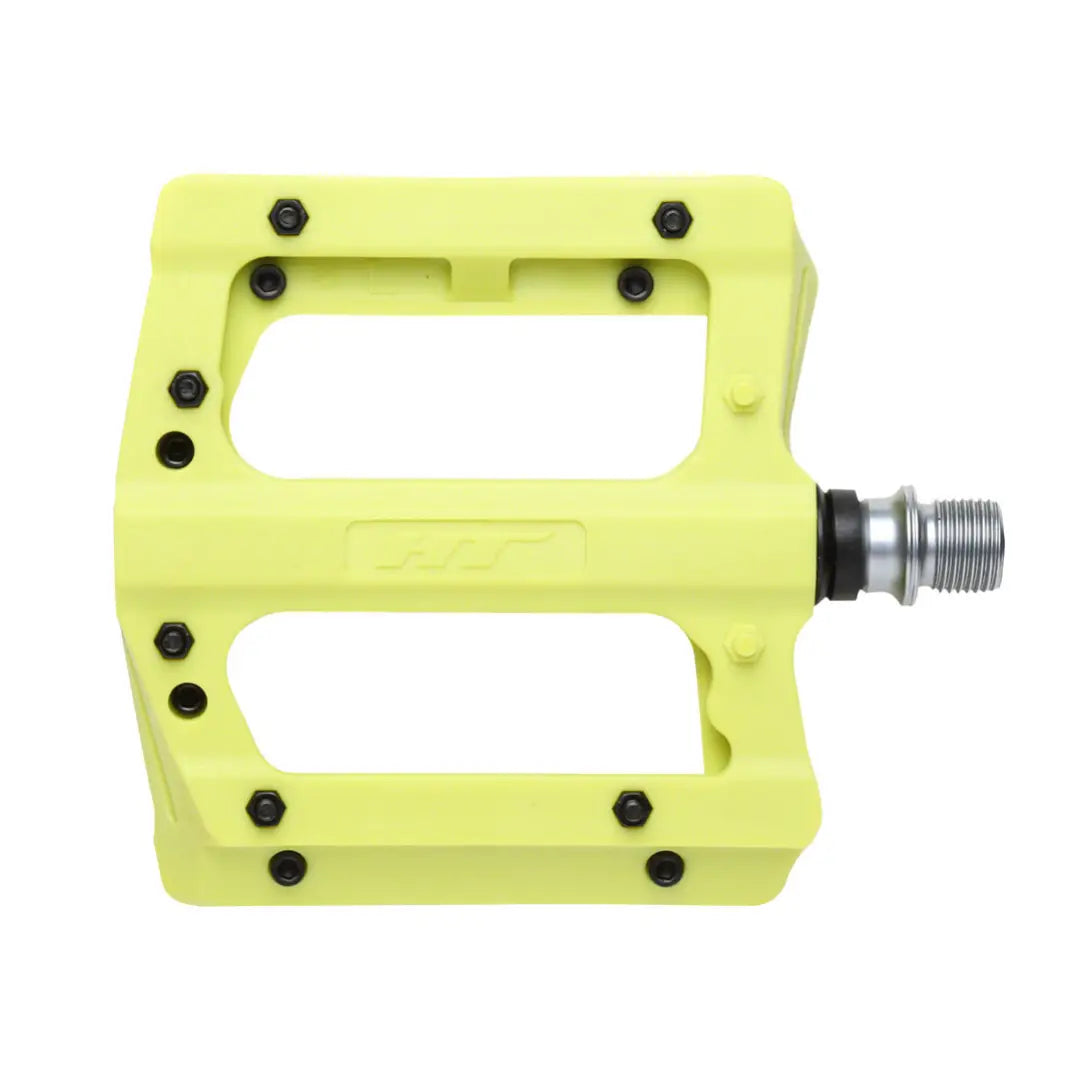 HT Components PA12A Pedals - Platform Composite | 9/16" | Neon Green