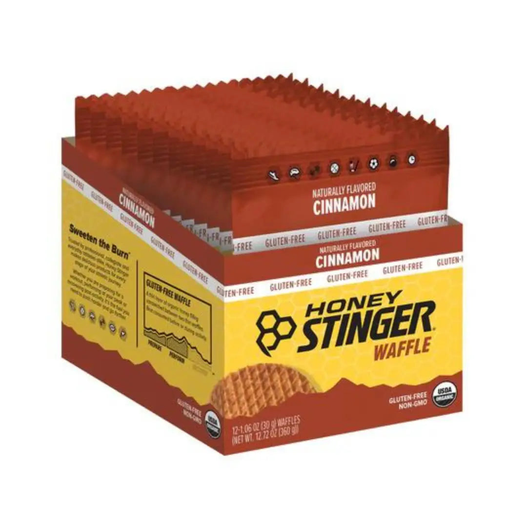 Honey Stinger Gluten Free Waffles - Cinnamon | Box of 12