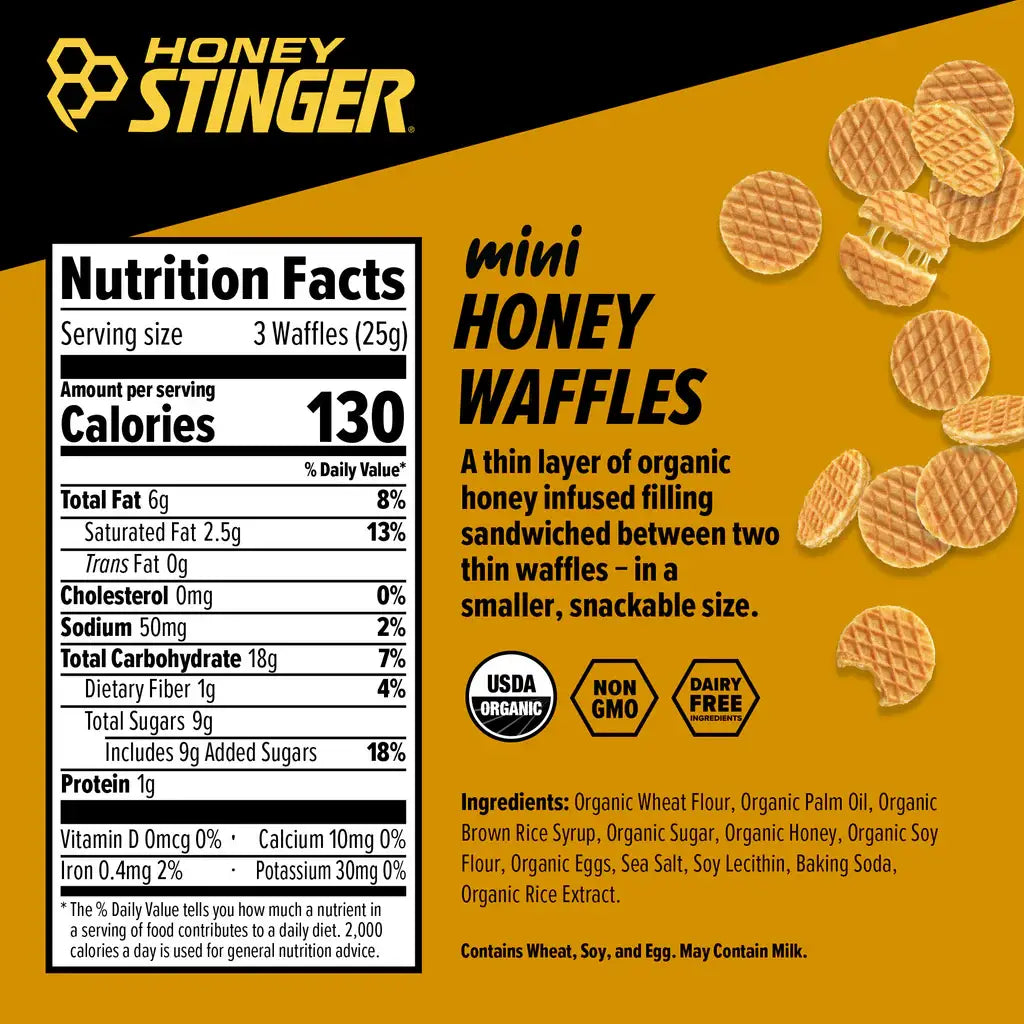 Honey Stinger Mini Waffles - Honey
