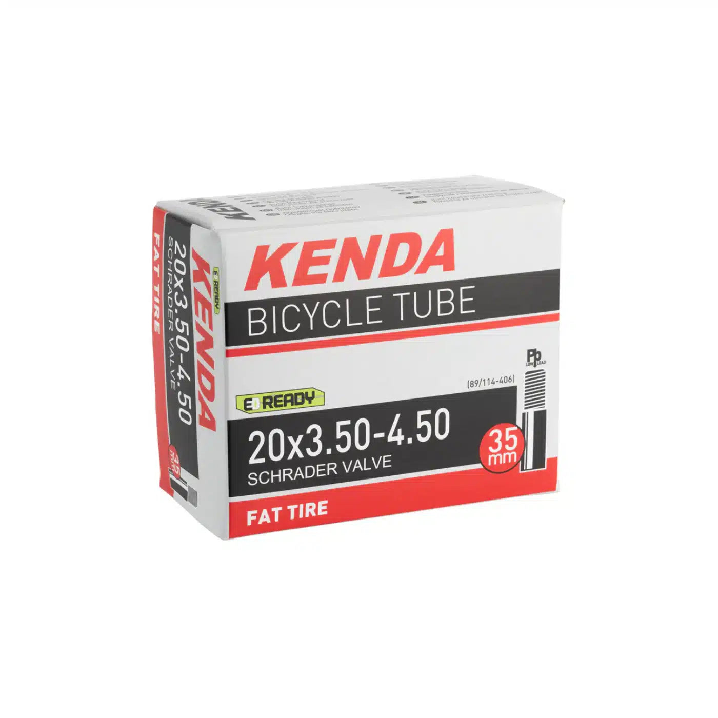 Kenda Tube - 20 x 3.5-4.5 | 35mm Schrader Valve