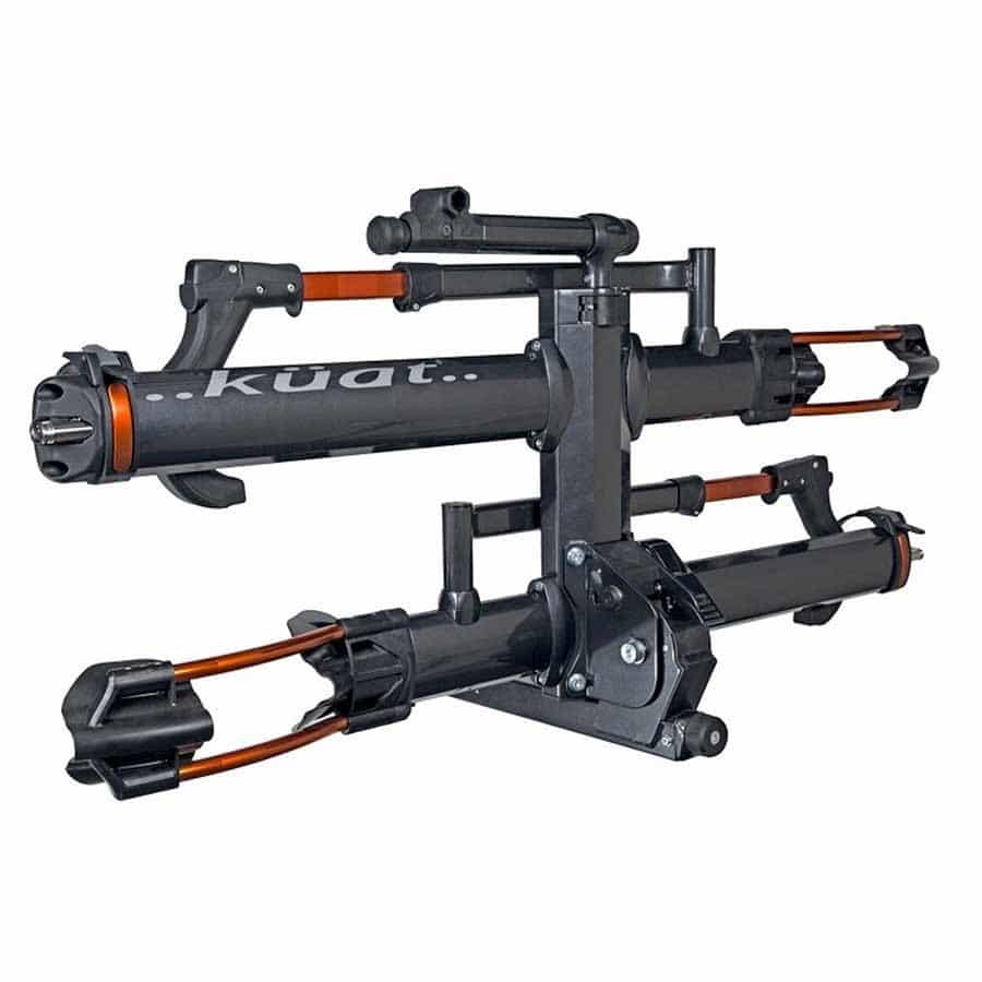 Kuat NV 2.0 Hitch Mounted bike Rack - 2 bikes | 2" Receiver | Gun Metal Grey