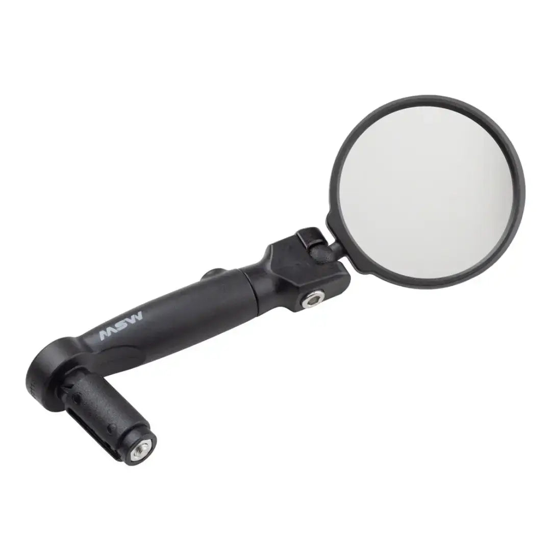 MSW Handlebar Mirror - Flat and Drop Bar | HD Glass Lens