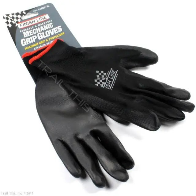 Finish Line Mechanic's Grip Gloves - LG/XL