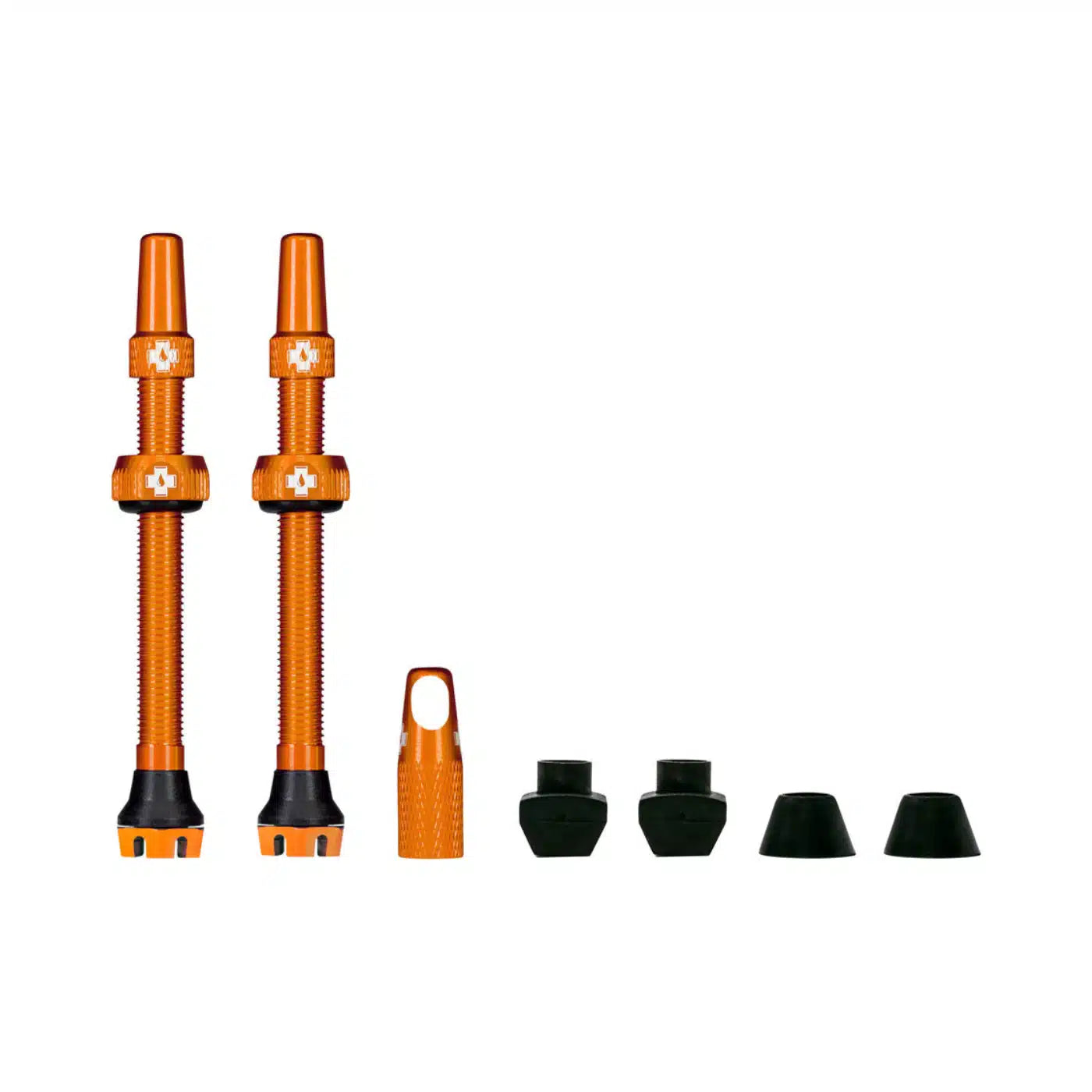 Muc-Off V2 Tubeless Valve Kit - Orange | 44mm
