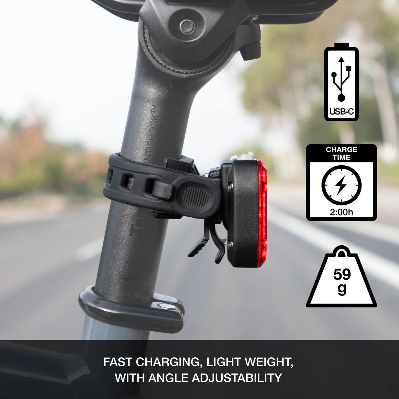 NiteRider Vmax+180 Alto Taillight - w/ Brake Sensing Technology