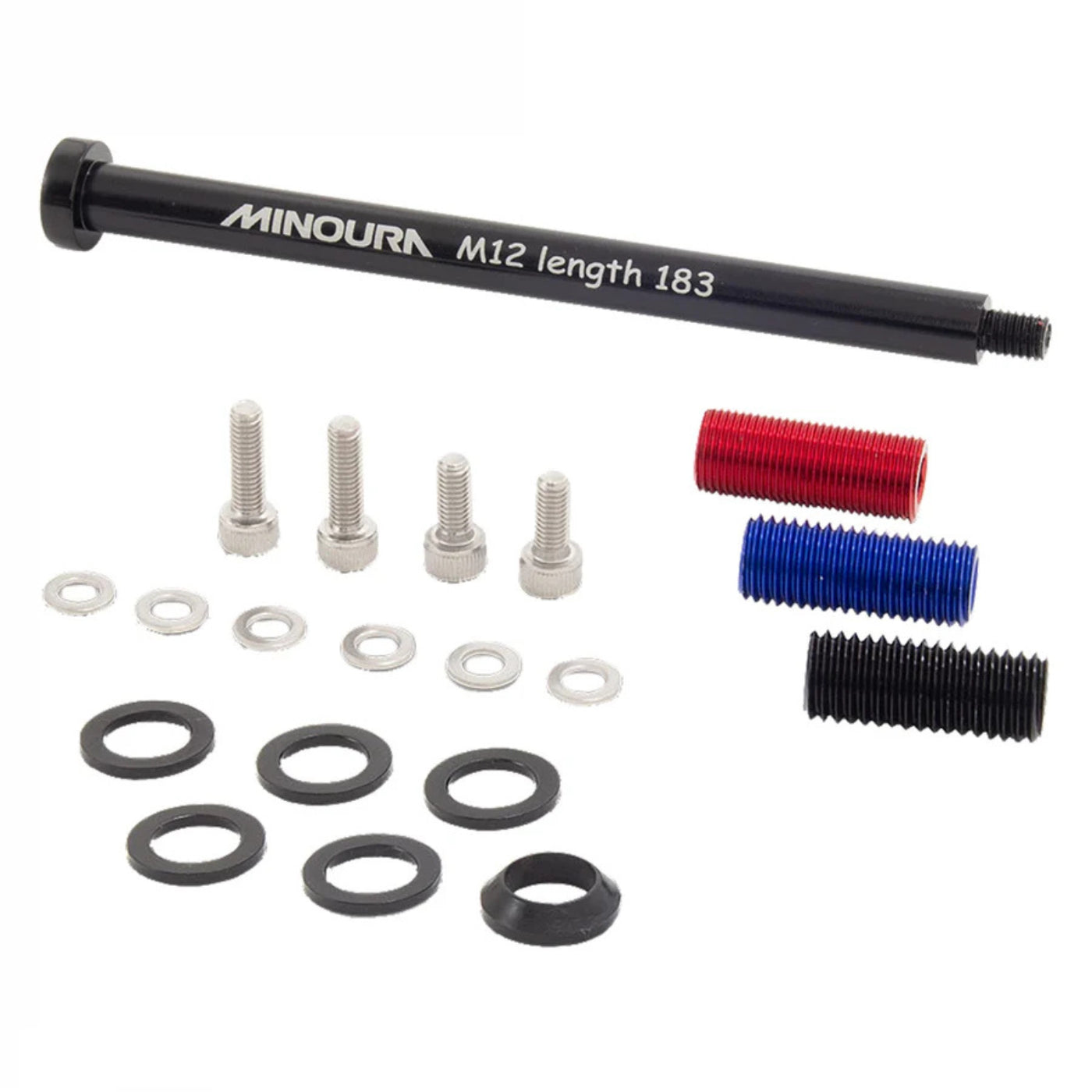 PDW Minoura Thru Axle for Fender and Rack Mounting - REAR