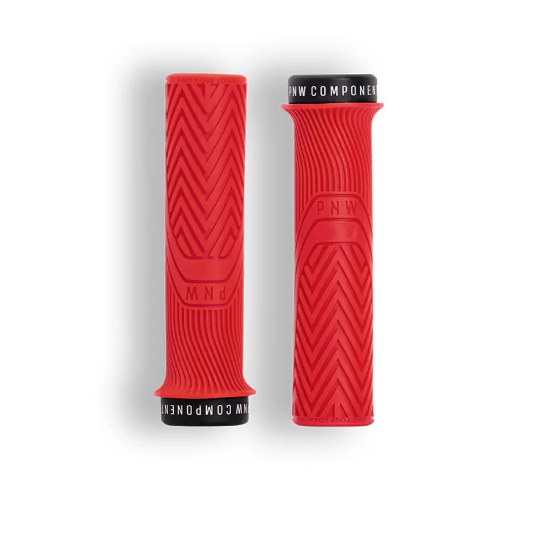 PNW Components Loam Grips - Regular | Really Red