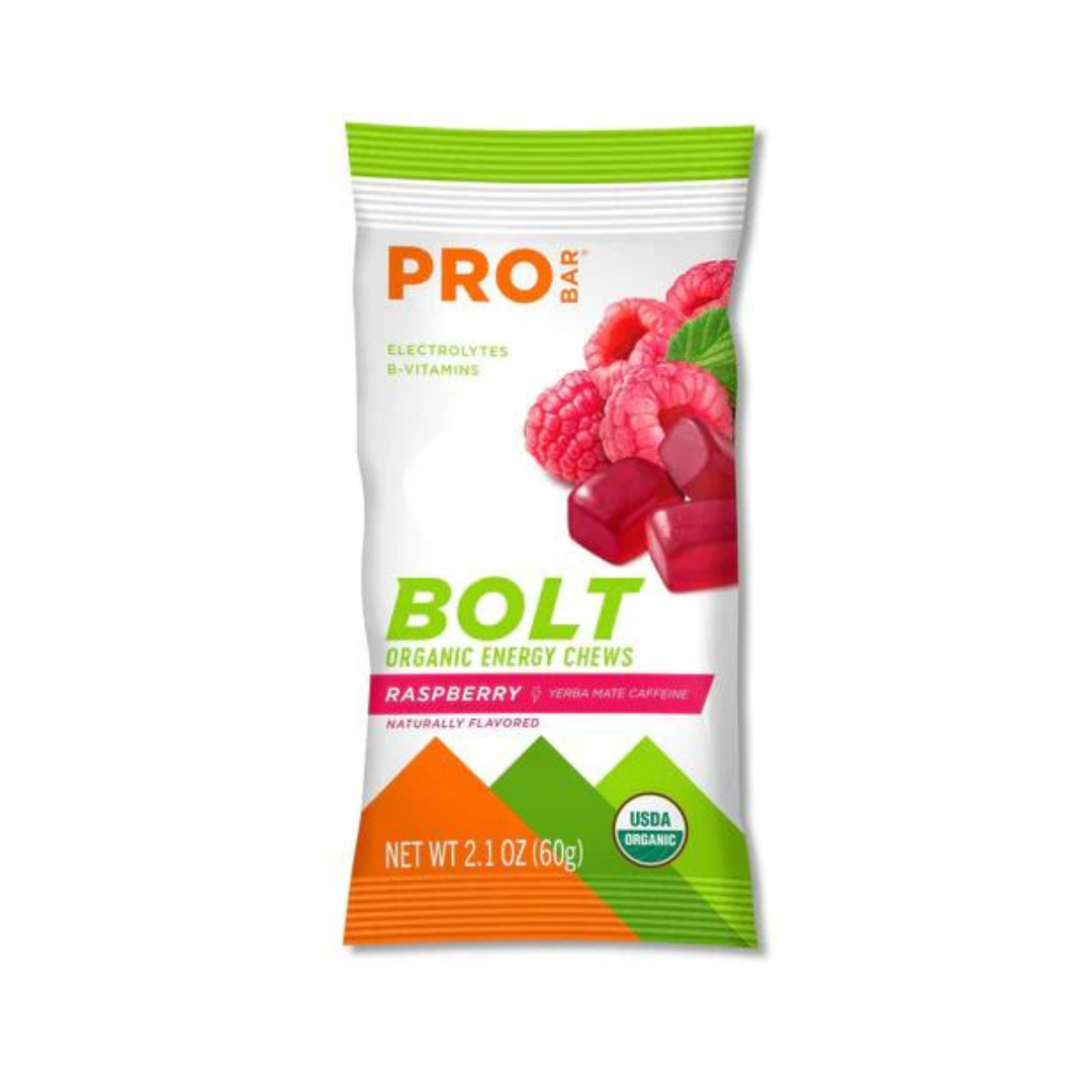 PROBAR Bolt Energy Chews - Raspberry (with Caffeine) | Individual