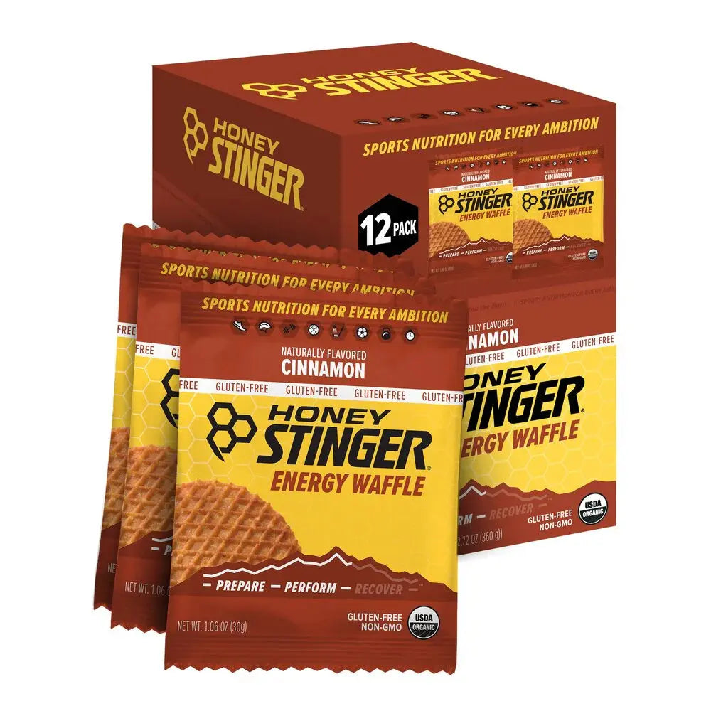 Honey Stinger Gluten-Free Waffles - Box of 12 Honey Stinger